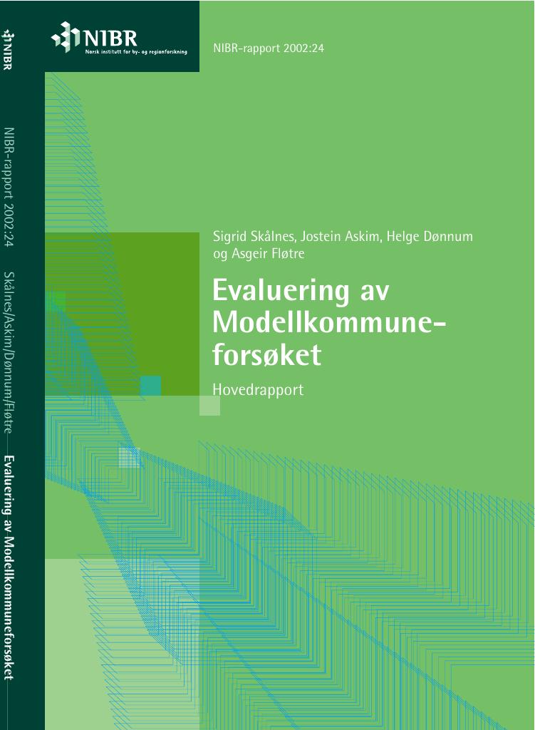 Evaluering Av Modellkommuneforsøket - Kudos