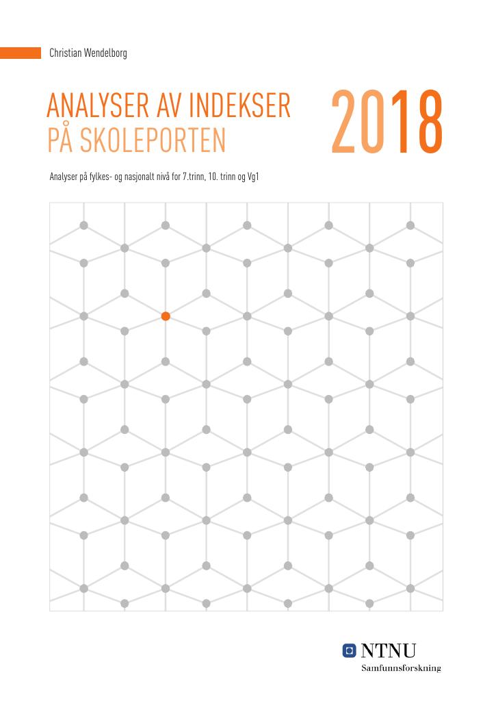 Forsiden av dokumentet Analyser av indekser på skoleporten 2018