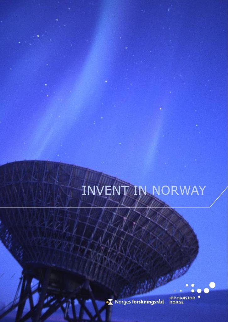 Forsiden av dokumentet Invent in Norway
