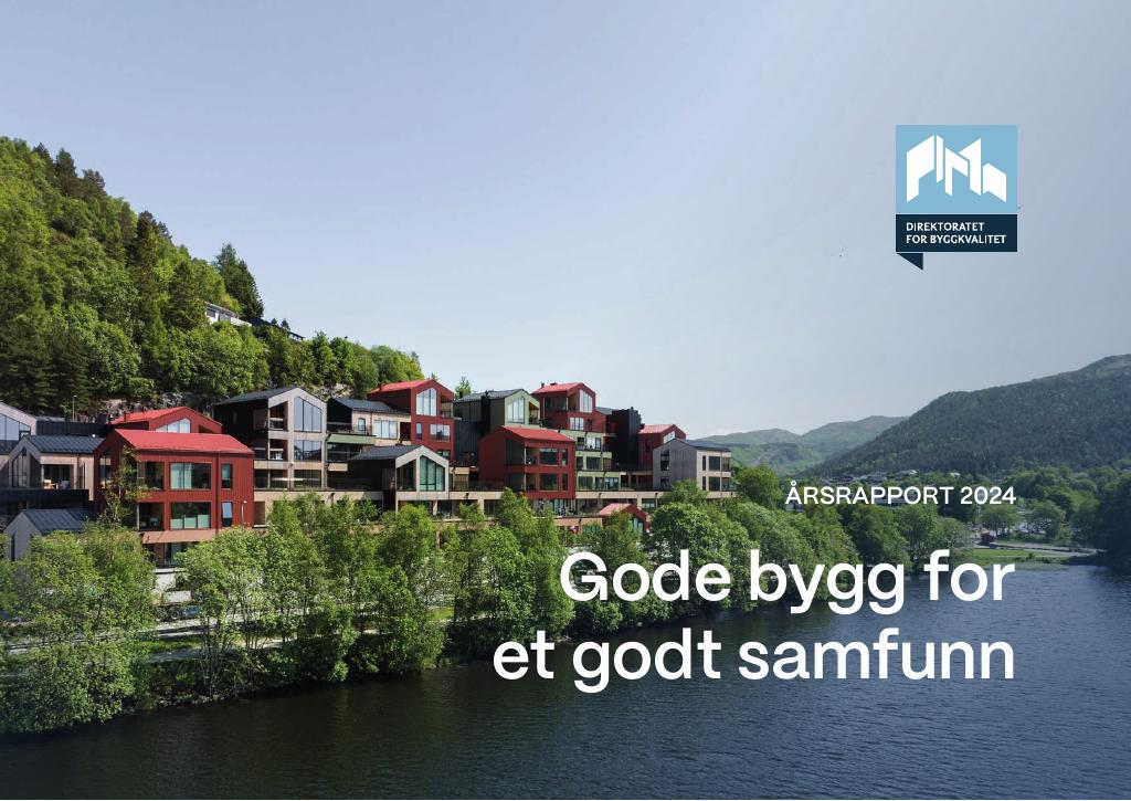 Forsiden av dokumentet Årsrapport Direktoratet for byggkvalitet 2024