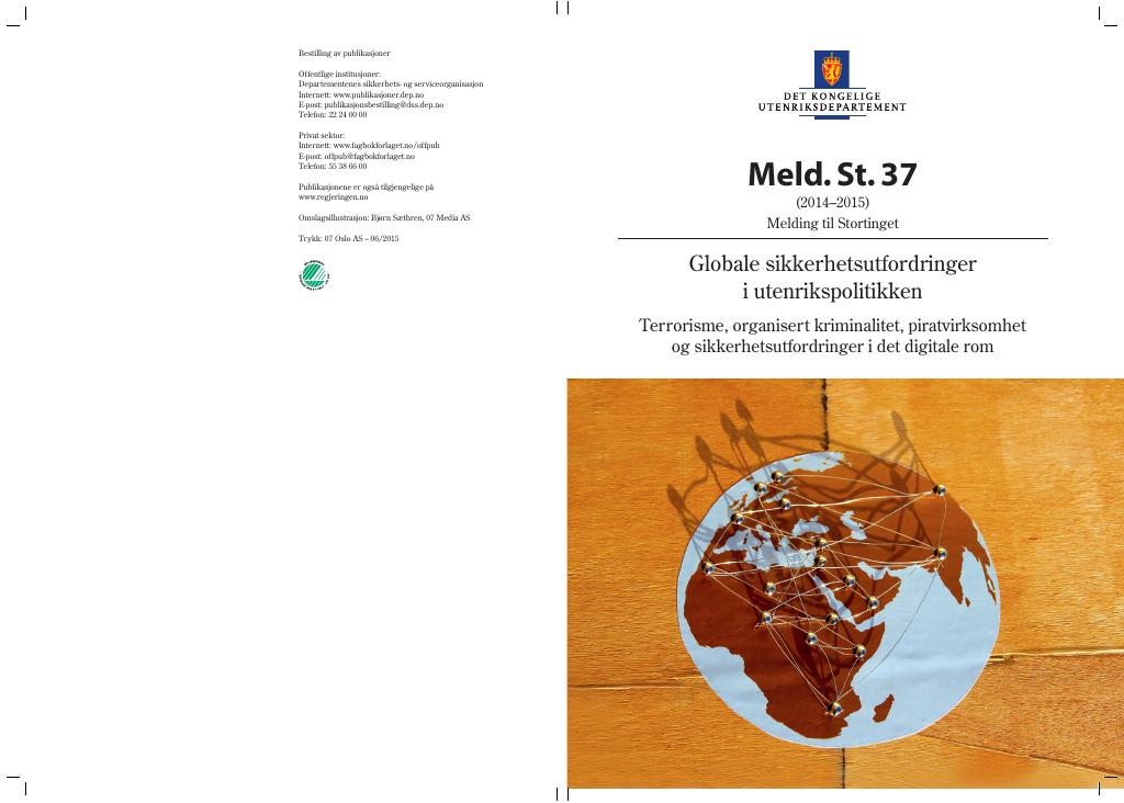 Forsiden av dokumentet Meld. St. 37 (2014–2015)