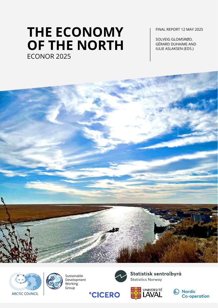 Forsiden av dokumentet The Economy of the North – ECONOR 2025