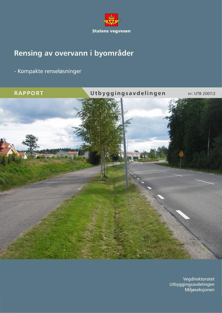 Forsiden av dokumentet Rensing av overvann i byområder