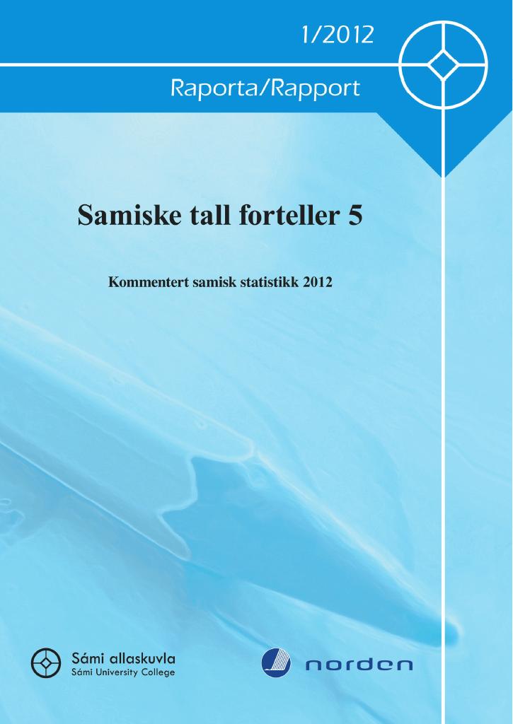 Forsiden av dokumentet Samiske tall forteller 5