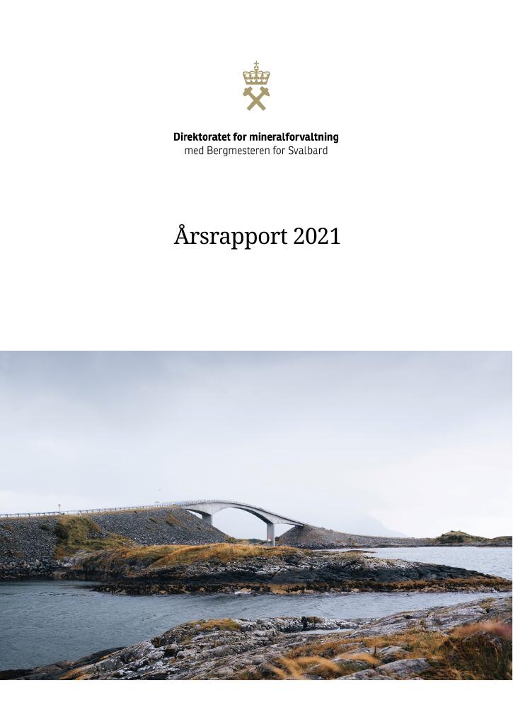 Årsrapport Direktoratet For Mineralforvaltning 2021 - Kudos