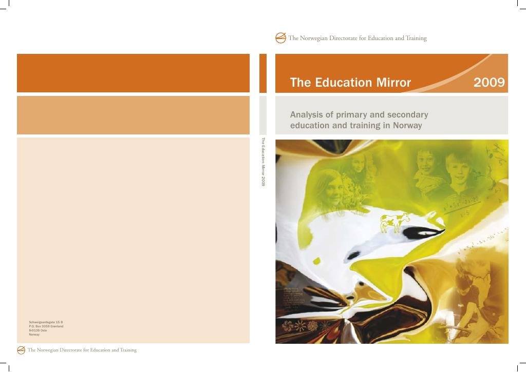 Forsiden av dokumentet The Education Mirror 2009