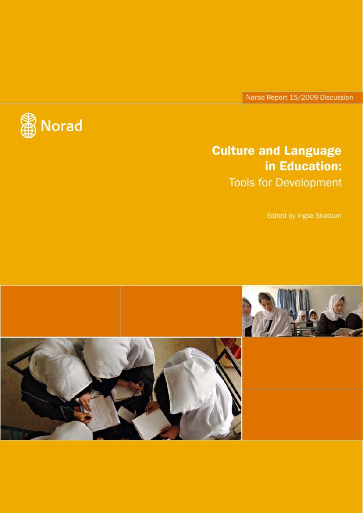 Forsiden av dokumentet Culture and Language in Education: Tools for Development