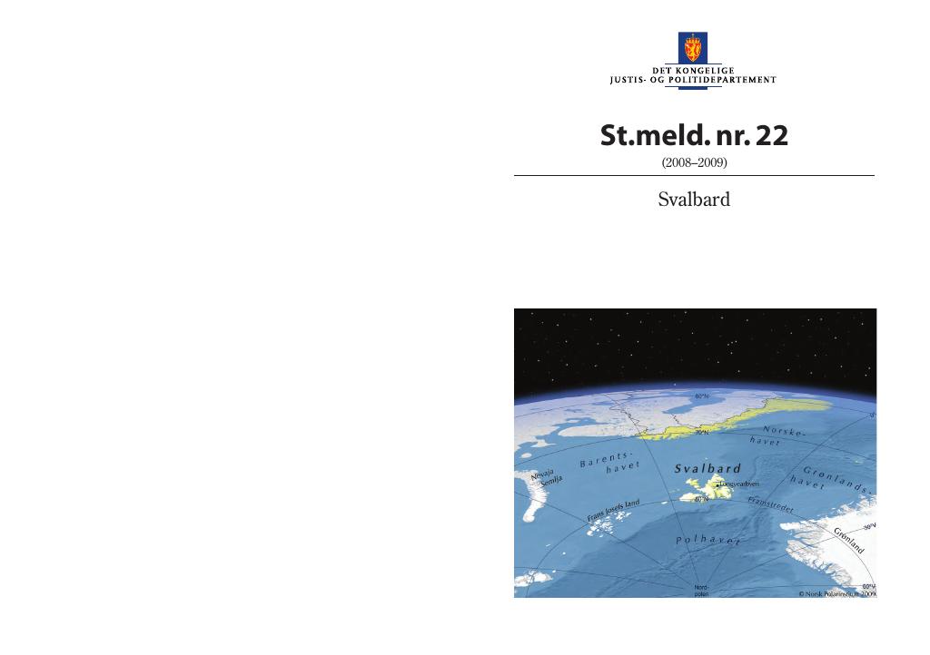 Forsiden av dokumentet St.meld. nr. 22 (2008-2009)