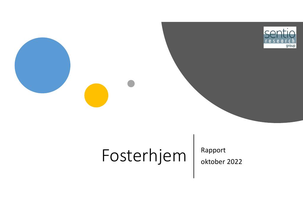 Forsiden av dokumentet Fosterhjem