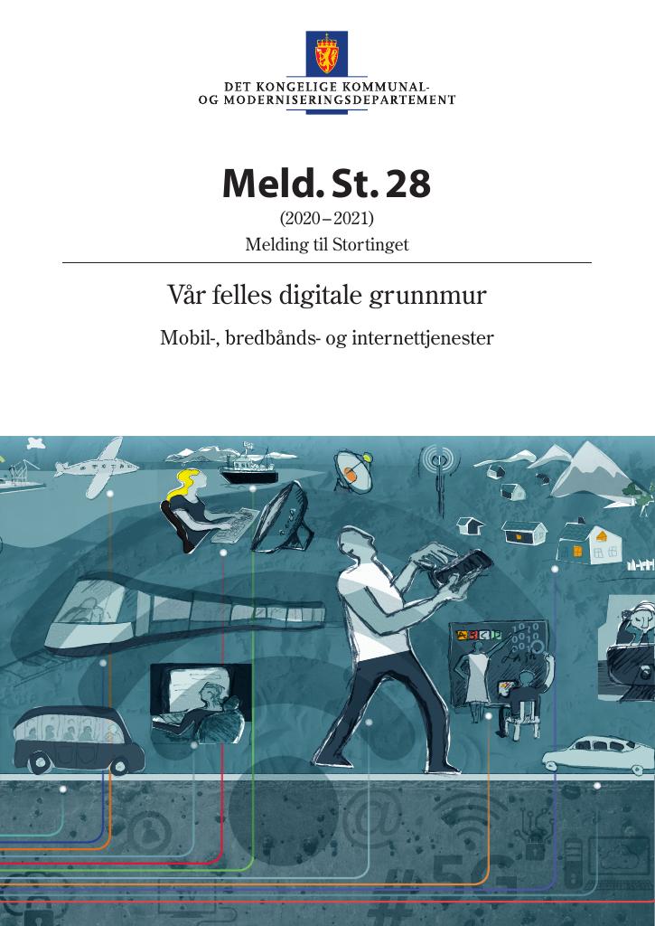 Forsiden av dokumentet Meld. St. 28 (2020–2021)