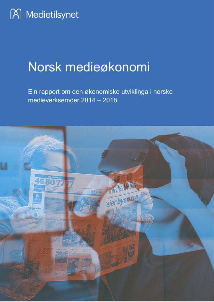 Forsiden av dokumentet Norsk medieøkonomi