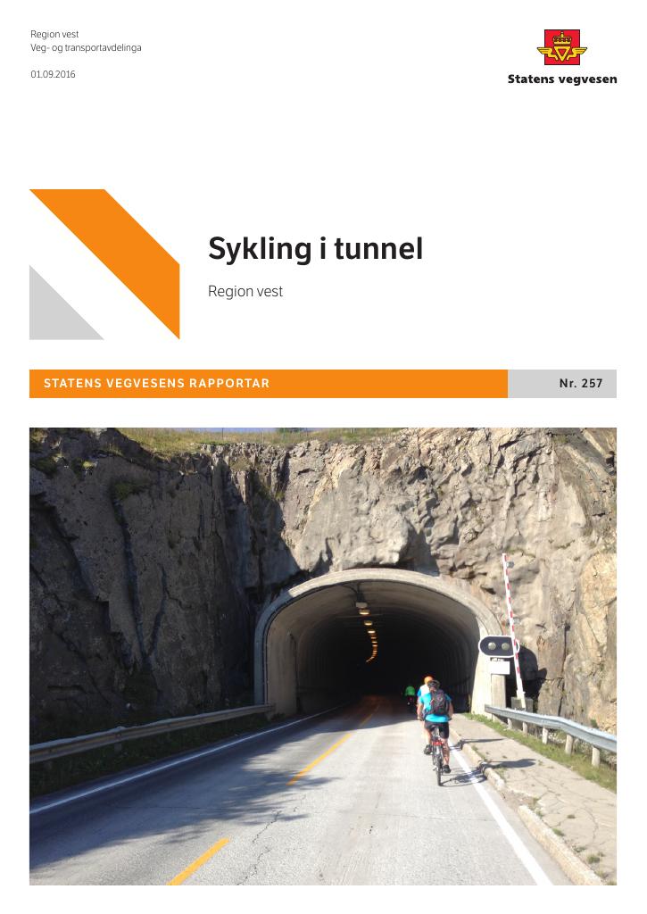 Forsiden av dokumentet Sykling i tunnel