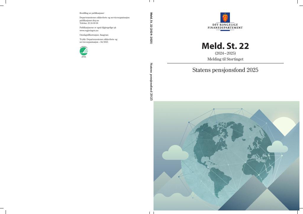 Forsiden av dokumentet Meld. St. 22 (2024–2025)