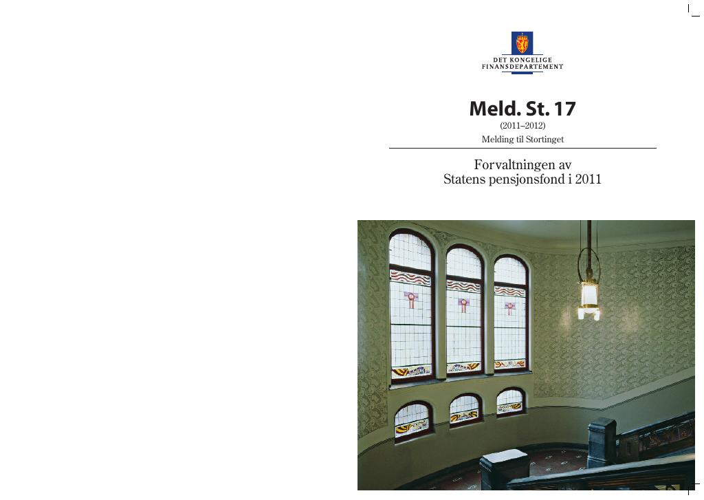 Forsiden av dokumentet Meld. St. 17 (2011–2012)