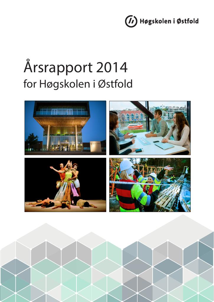 Forsiden av dokumentet Årsrapport Høgskolen i Østfold 2014