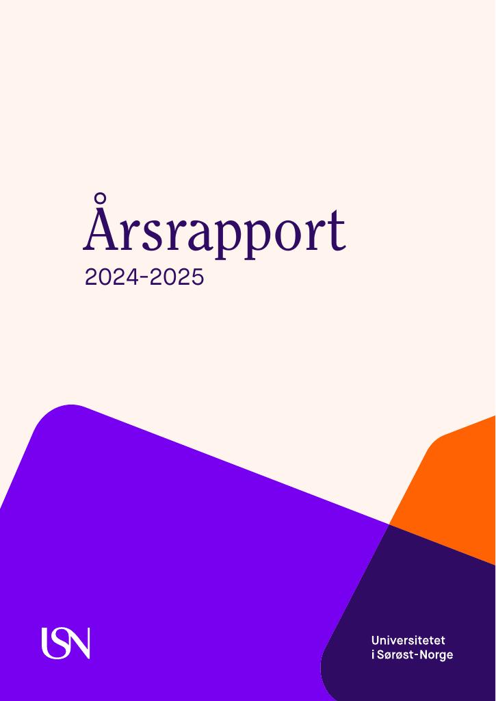 Forsiden av dokumentet Årsrapport Universitetet i Sørøst-Norge 2024