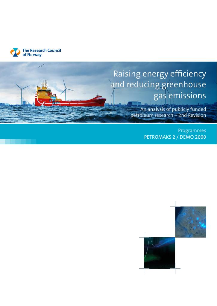 Forsiden av dokumentet Raising energy efficiency and reducing greenhouse gas emissions