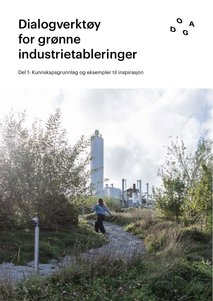Forsiden av dokumentet Dialogverktøy for grønne industrietableringer