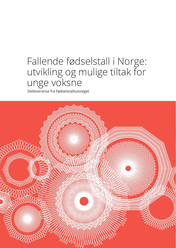 Forsiden av dokumentet Fallende fødselstall i Norge