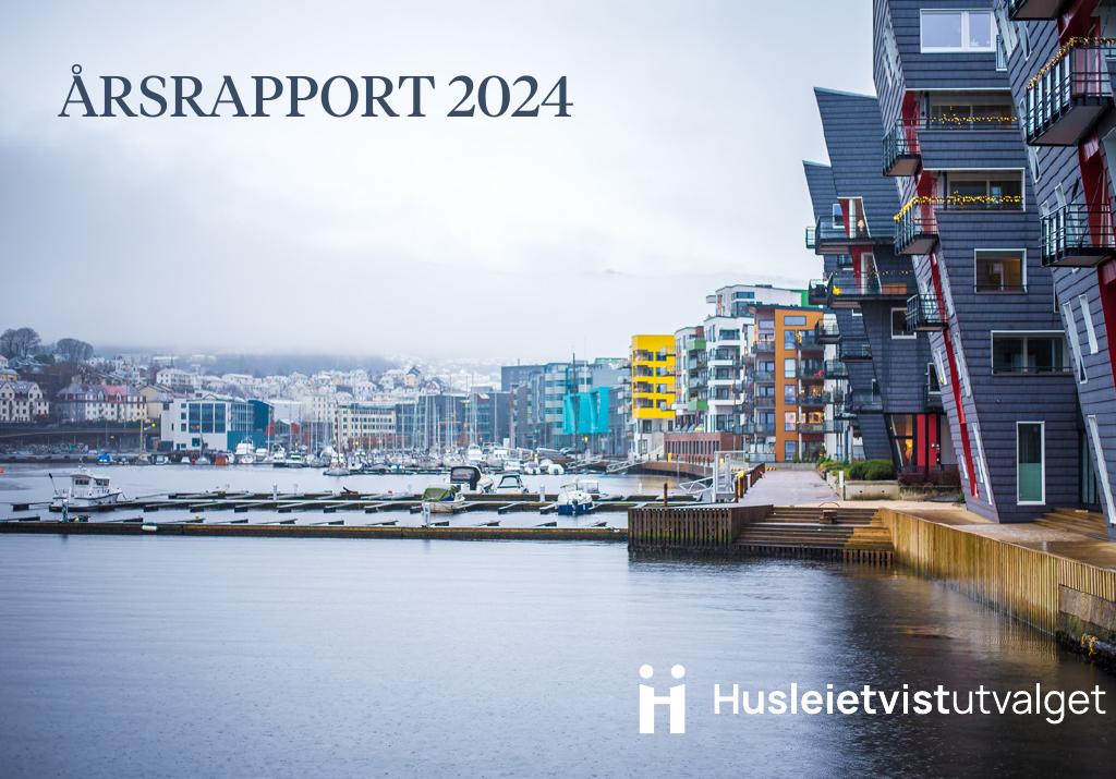 Forsiden av dokumentet Årsrapport Husleietvistutvalget 2024