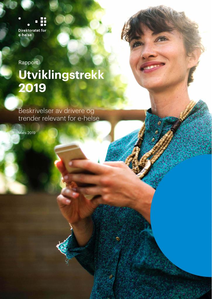 Forsiden av dokumentet Utviklingstrekk 2019