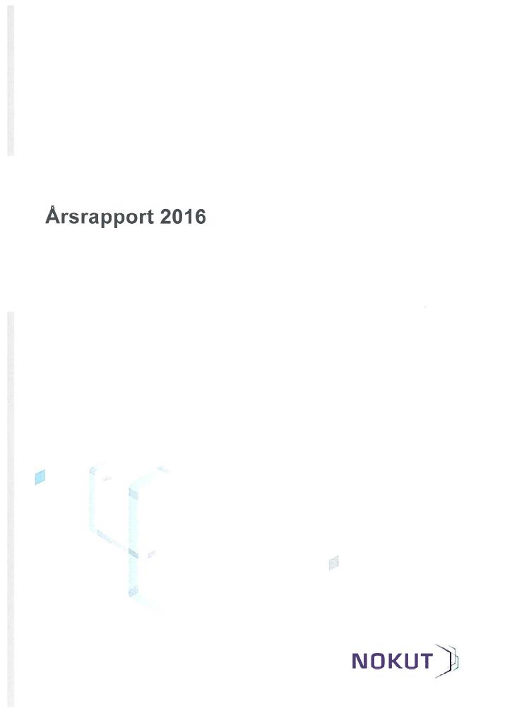 Forsiden av dokumentet Årsrapport Nasjonalt organ for kvalitet i utdanningen (NOKUT) 2016