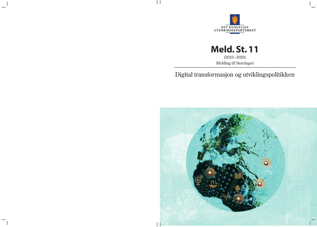 Forsiden av dokumentet Meld. St. 11 (2019–2020)