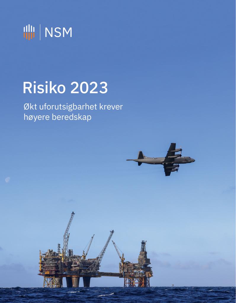 Forsiden av dokumentet Risiko 2023