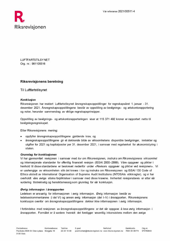Forsiden av dokumentet Brev