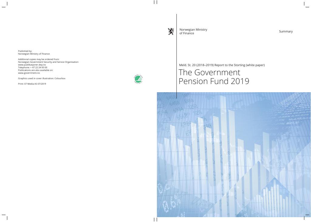 Forsiden av dokumentet Meld. St. 20 (2018–2019)