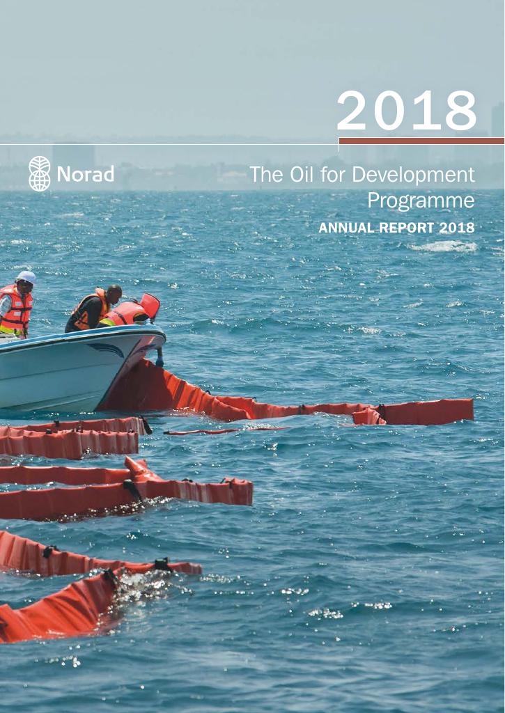 Forsiden av dokumentet The Oil for Development Programme Annual Report 2018