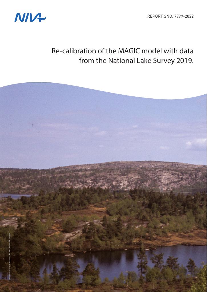 Forsiden av dokumentet Re-calibration of the MAGIC model with data from the National Lake Survey 2019