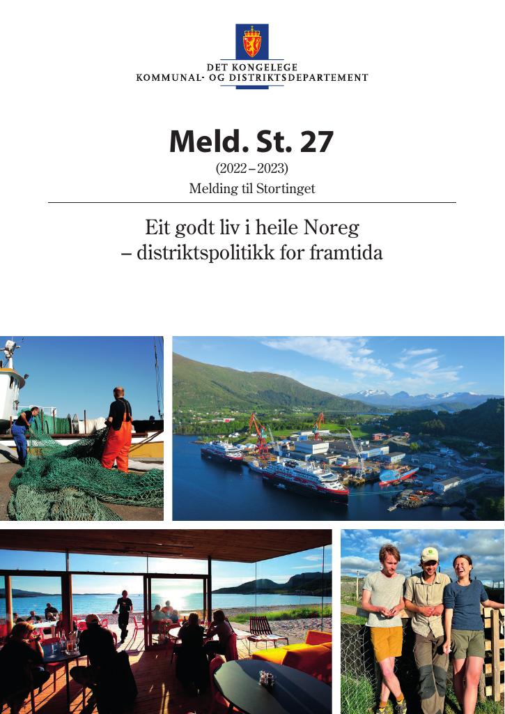 Forsiden av dokumentet Meld. St. 27 (2022–2023)