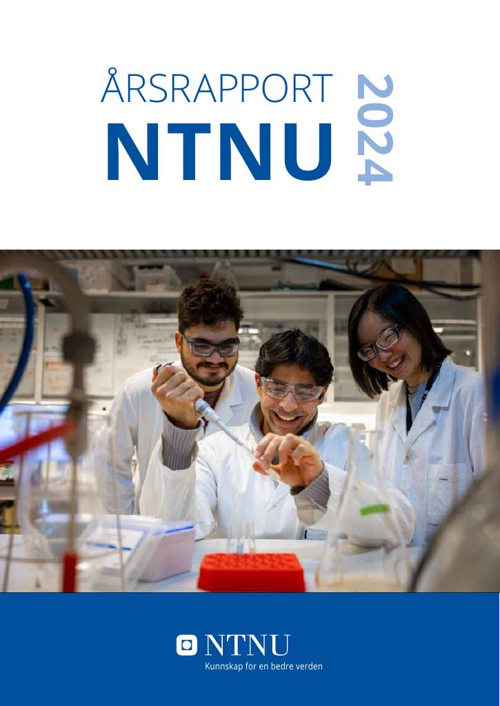Forsiden av dokumentet Årsrapport Norges teknisk-naturvitenskapelige universitet 2024