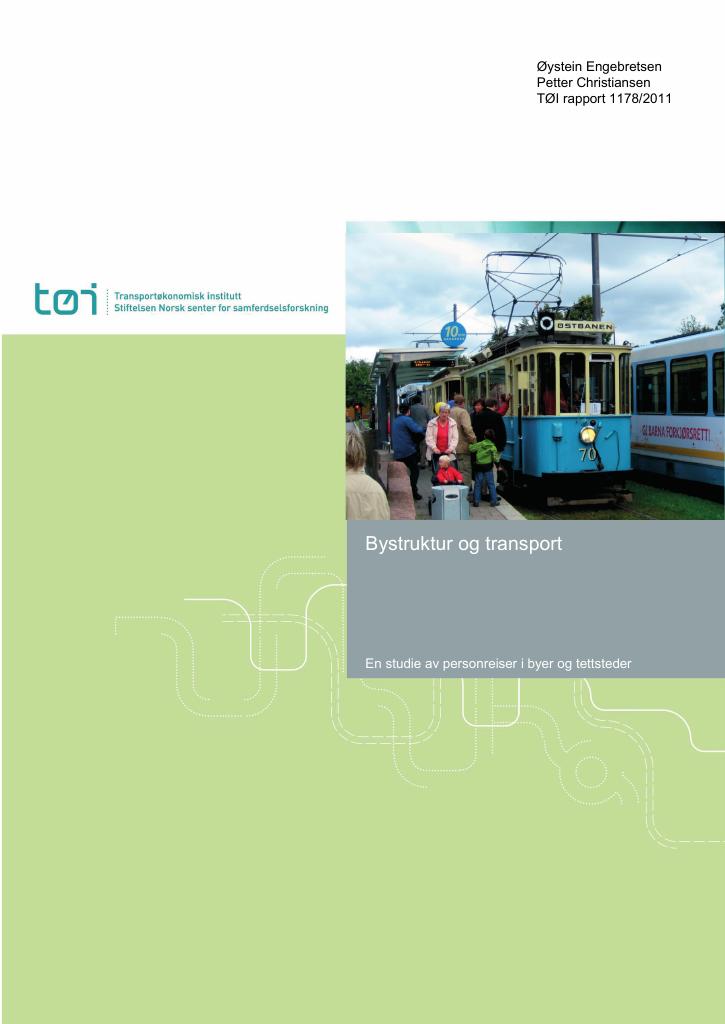 Forsiden av dokumentet Bystruktur og transport