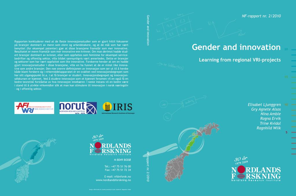 Forsiden av dokumentet Gender and innovation