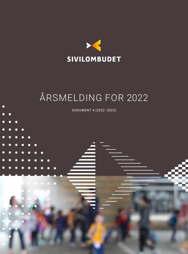 Forsiden av dokumentet Årsrapport Sivilombudet 2022