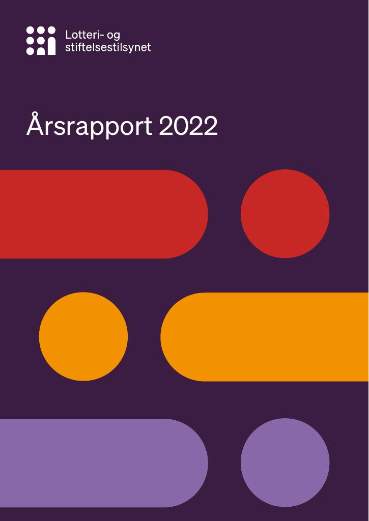 Forsiden av dokumentet Årsrapport og Riksrevisjonens beretning 2022 (.pdf)