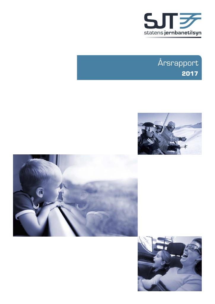 Forsiden av dokumentet Årsrapport Statens jernbanetilsyn 2017