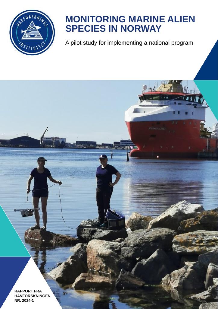 Forsiden av dokumentet Monitoring marine alien species in Norway : M-2713